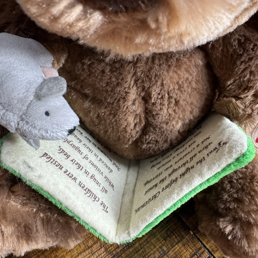 Gund Fun Storytime Bear Reads‎ 'Twas the Night Before Christmas' Stuffed 2008